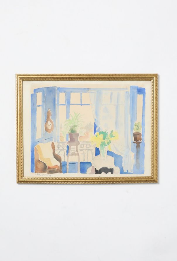 Vintage Objects & Decor Still Life Watercolor Painting - 1