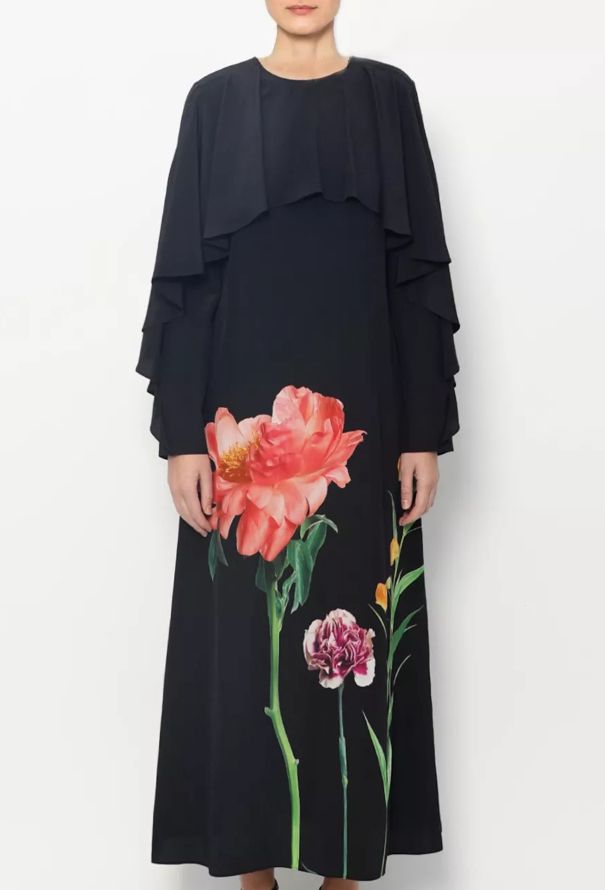 Valentino F/W 2020 Silk Maxi Dress - 3