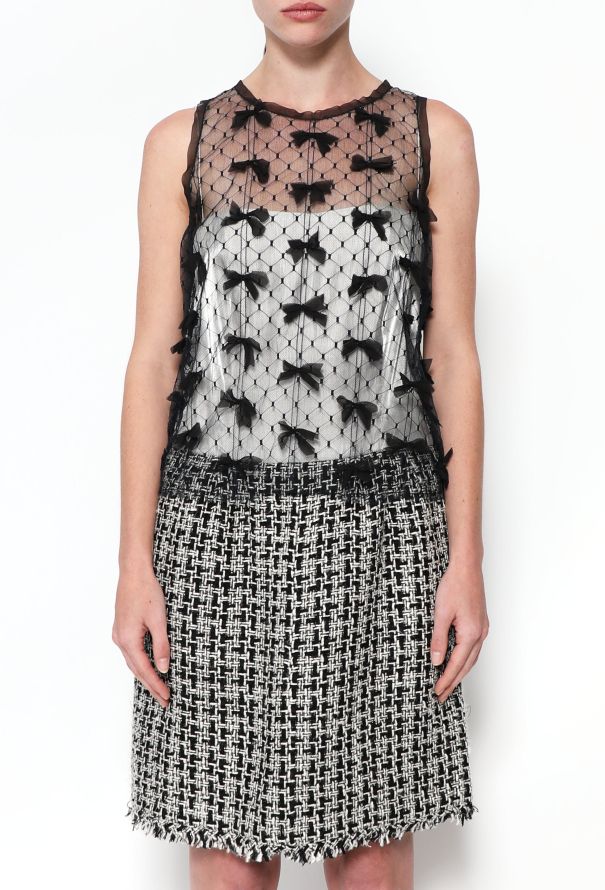 Chanel F/W 2010 Tweed Ribbon Ensemble - 3