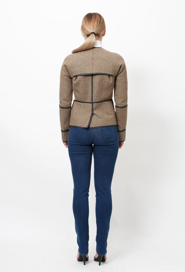 Balenciaga 2008 Houndstooth Print Jacket - 5
