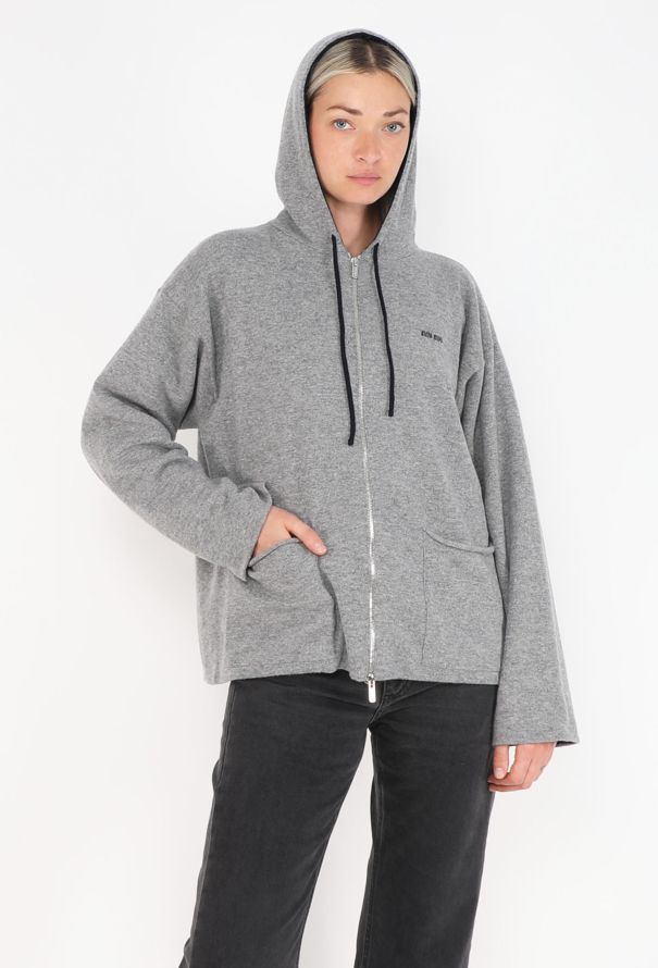 Miu Miu Double-Face Cashmere Hoodie, 2025 - 4
