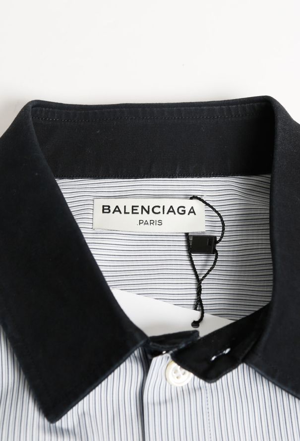 Balenciaga 2016 Classic Striped Shirt - 4