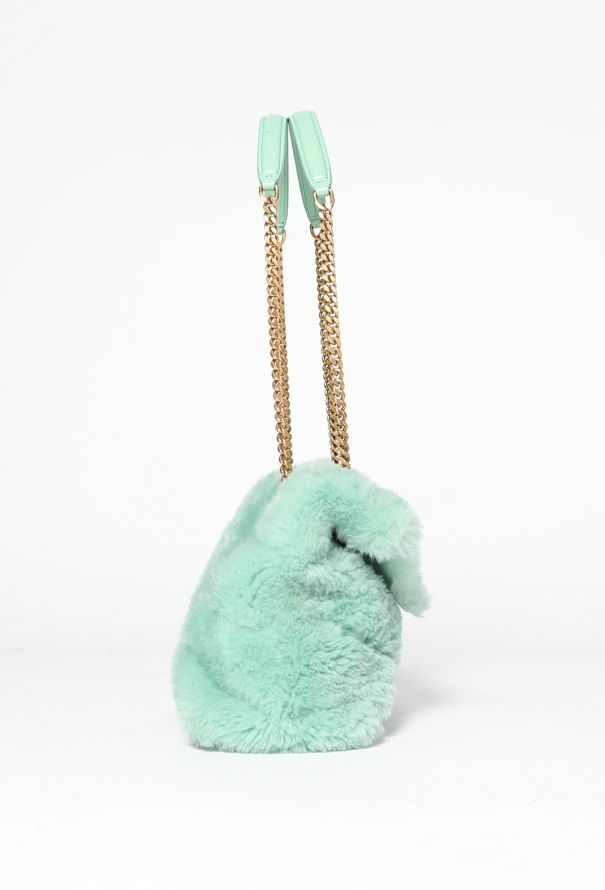 Saint Laurent 2021 Shearling Loulou Puffer Bag - 4