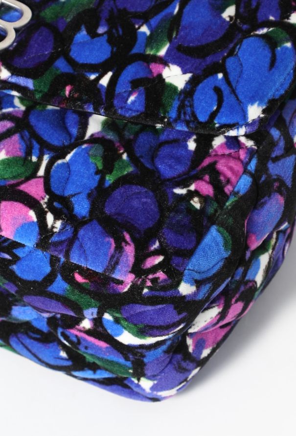 Balenciaga Velvet Floral BB Shoulder Bag - 9