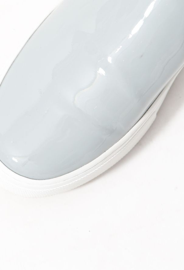 Céline Sky Blue Patent Slip-On Sneakers - 8