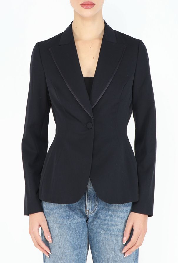 Dior 2014 Notched Smoking Bar Jacket - 1