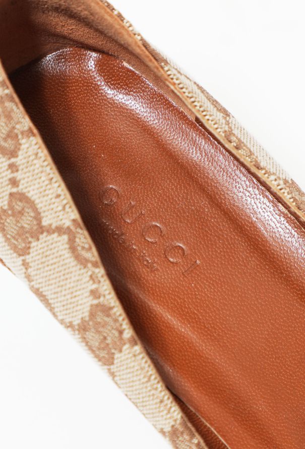 Gucci Early 2000s Monogram Horsebit Pumps - 6