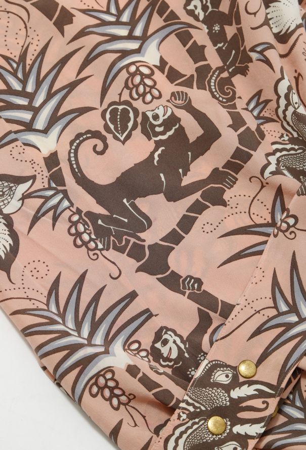 Chloé Silk Graphic Print Dress - 5