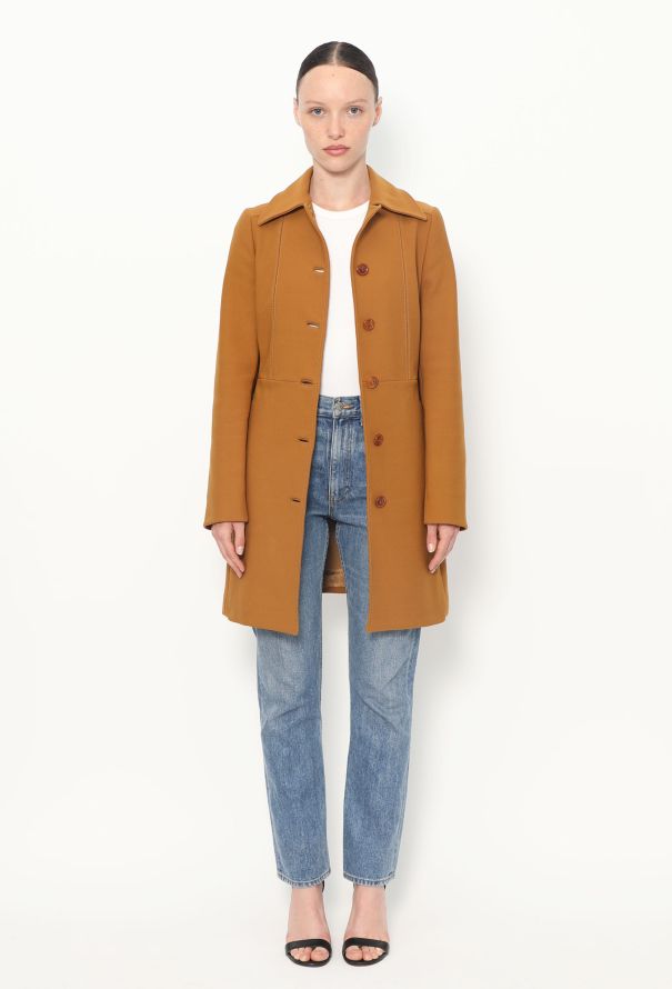 Prada '90s Belted Twill Coat - 2