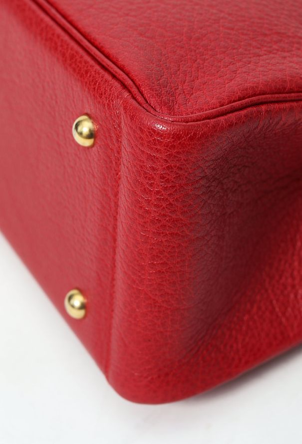 Hermès Red Buffalo Galop Tote Bag - 8
