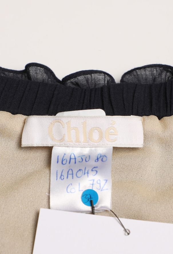 Chloé Scalloped Silk Lace Skirt - 5