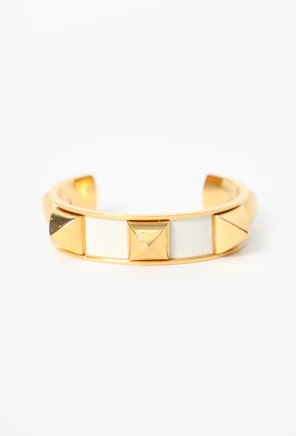 Hermès Médor Leather Jonc Bracelet - 1