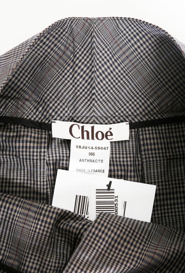Chloé 2005 Plaid Wrap Skirt - 4