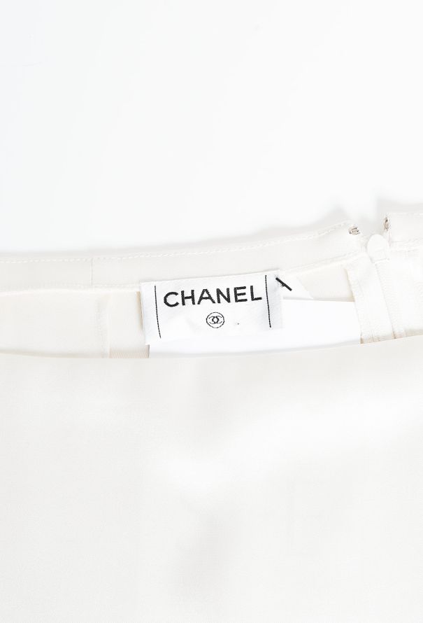 Chanel Timeless Bicolor Silk Skirt - 4