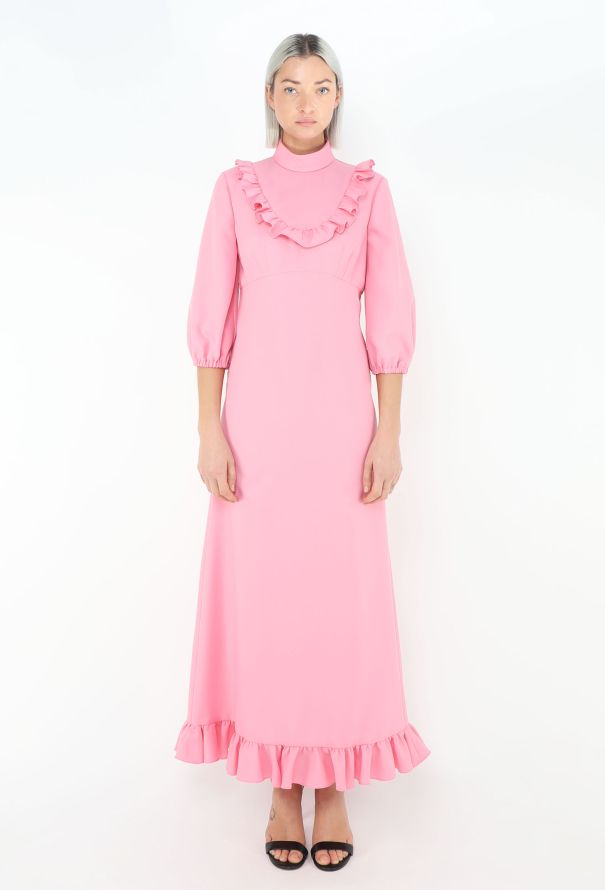 Miu Miu Pre-Fall 2020 Ruffled Smock dress - 1