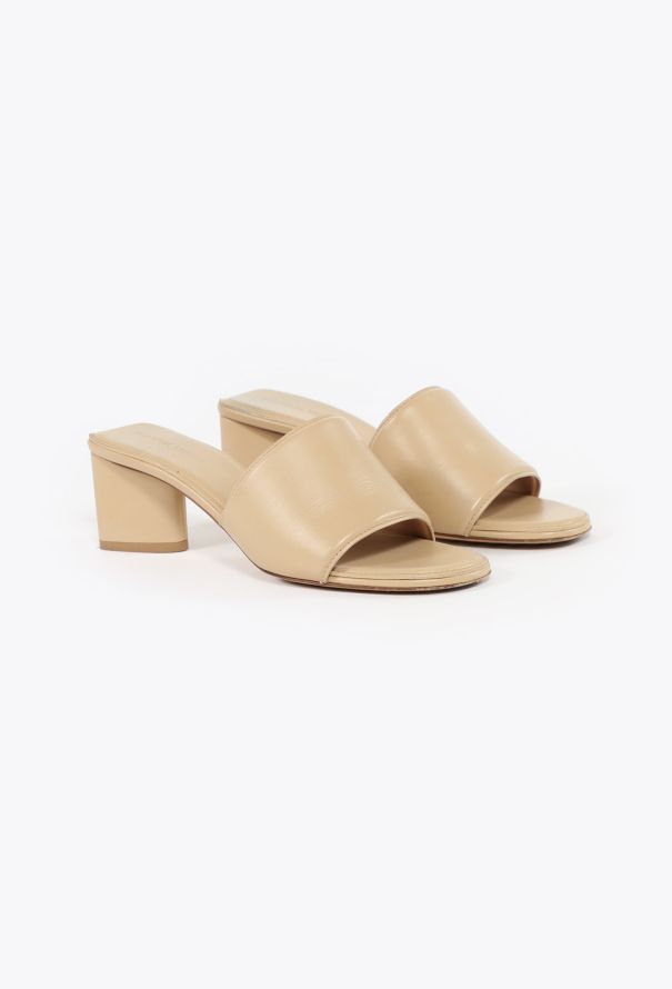 Bottega Veneta 2023 Leather Band Mules - 2