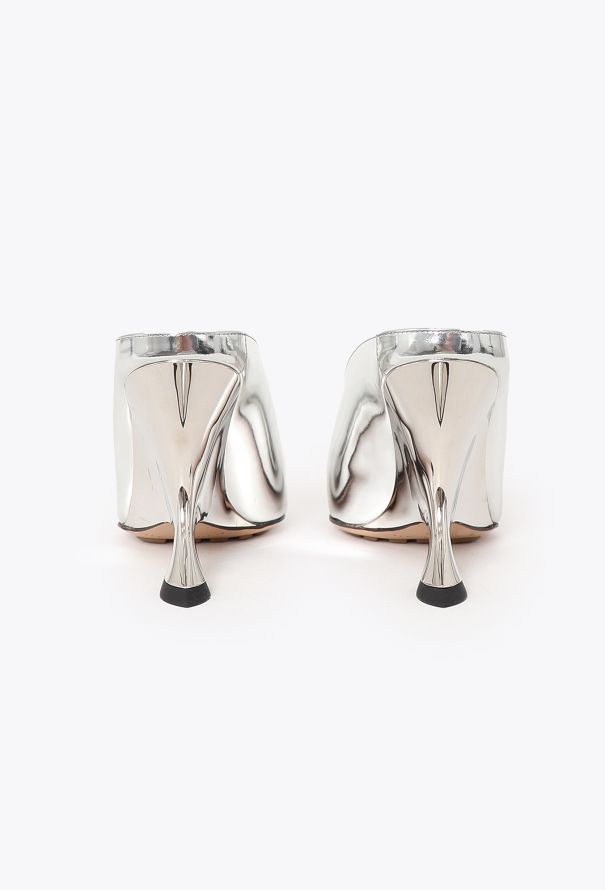 Bottega Veneta Pre-Fall 2024 Metallic Punta Mules - 5