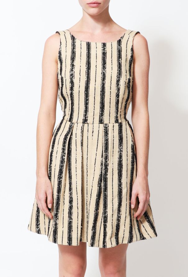 Dior S/S 2020 Woven Silk Skater Dress - 3