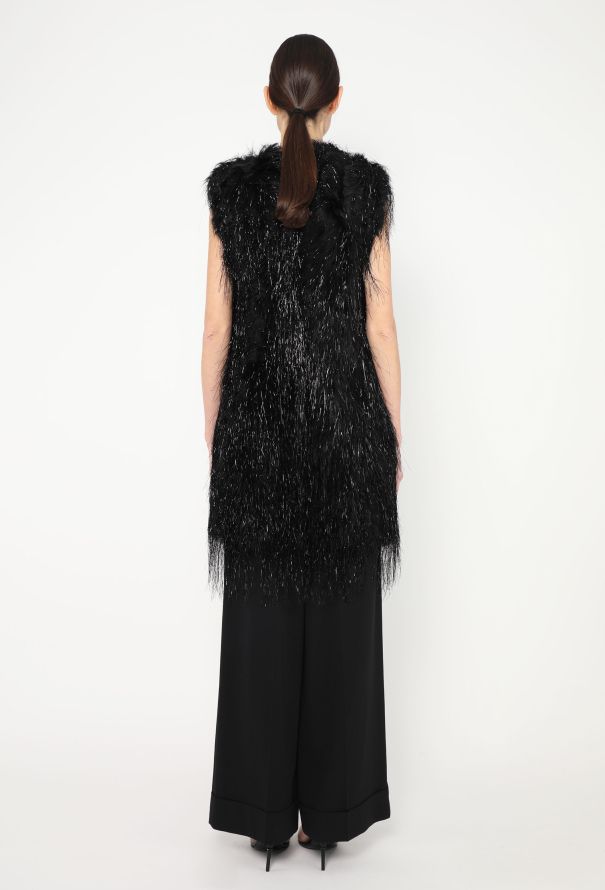 Saint Laurent F/W 2015 Iridescent Fur Vest - 5