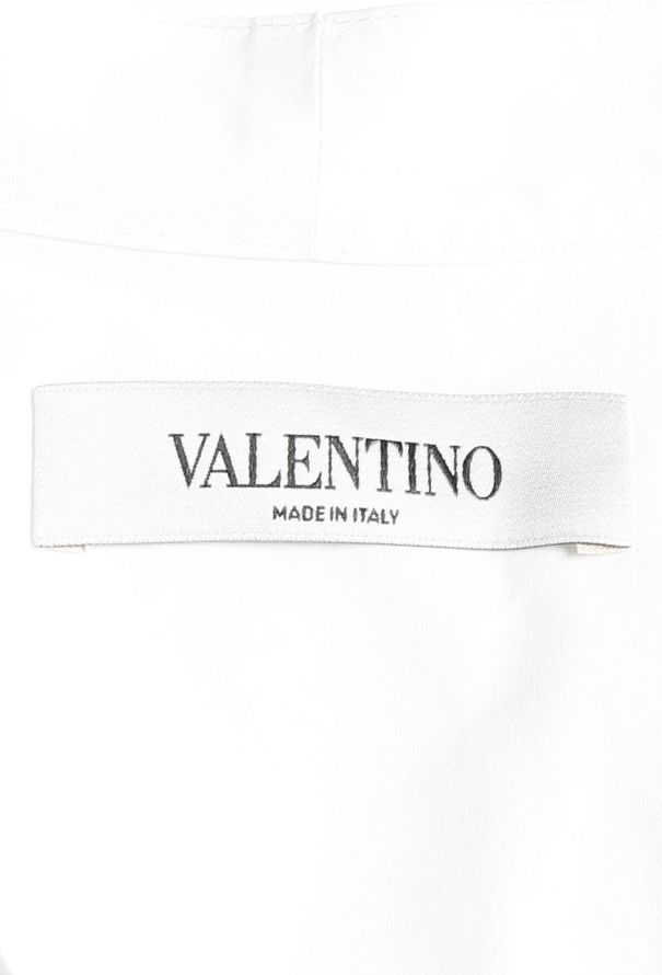 Valentino 2020 Cotton Lip Appliqué Blouse - 4