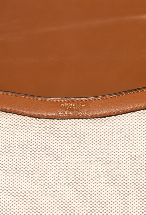 Hermès Rare Gold Smooth Grain Calfskin Passe-Guide Bag - 16