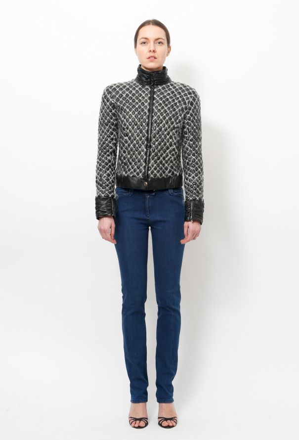 Chanel Leather Quilted Jacket - 3