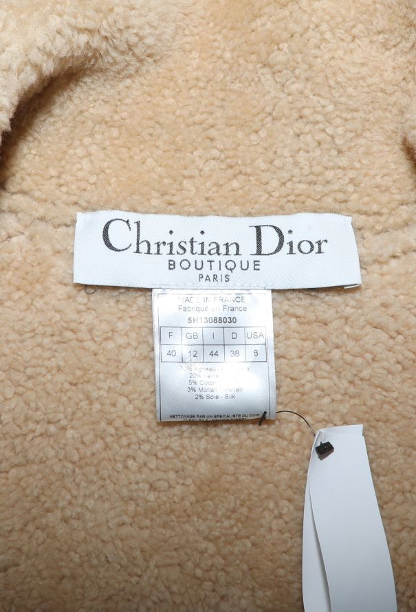 Dior COLLECTOR F/W 2005 Patchwork Shearling Coat - 8