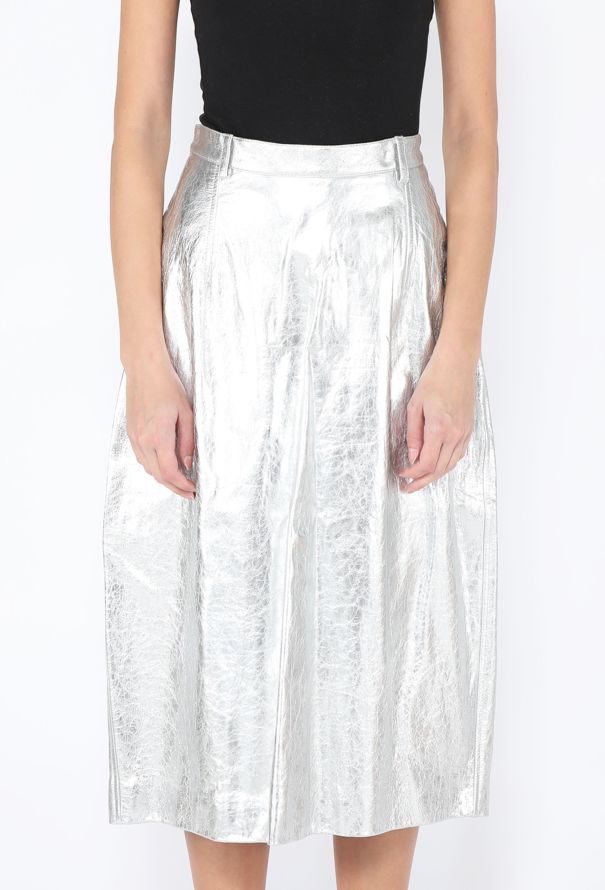 Balenciaga Leather Midi Skirt, 2021 - 3