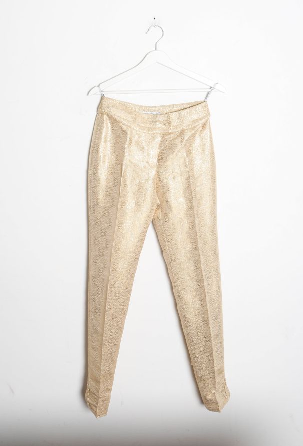 Dior Resort 2008 Metallic Brocade Trousers - 6