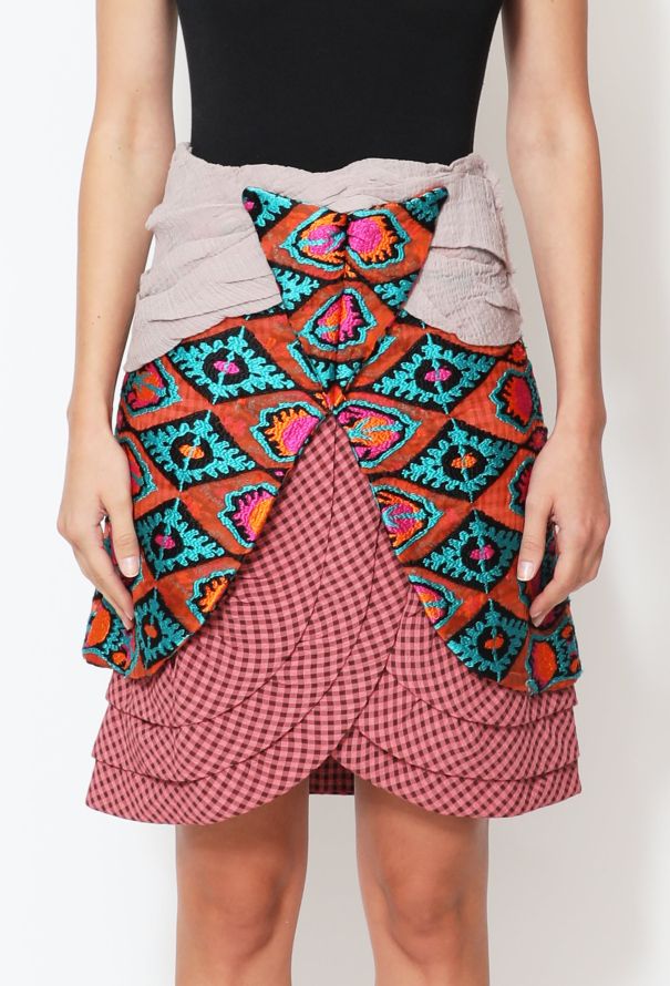 Rodarte F/W 2010 Layered Silk Skirt - 3