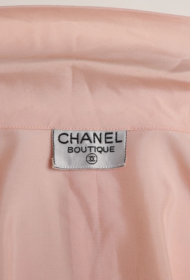 Chanel Late '80s Double-Breasted Silk Blouse - 6