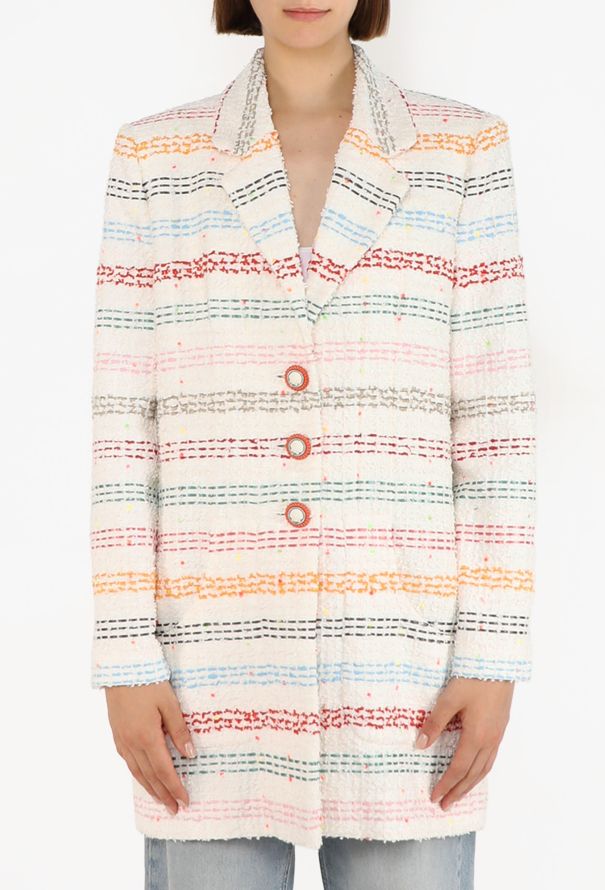 Chanel Striped Cotton Tweed Jacket, S/S 2019 - 5