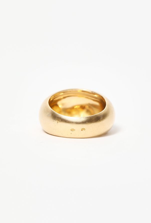 Vintage Fine Jewelry 1980s 18k Yellow Gold Ring - 6