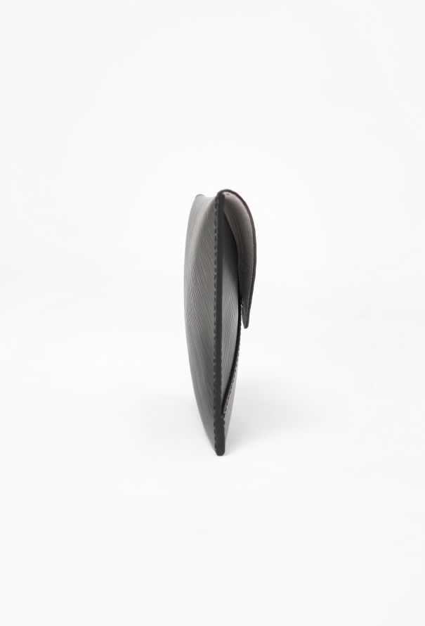 Louis Vuitton Matte Black Epi Envelope Pouch - 5