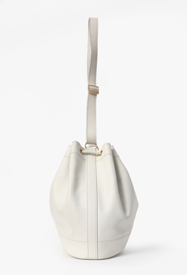 Hermès Vintage White Courchevel Market Bag - 4