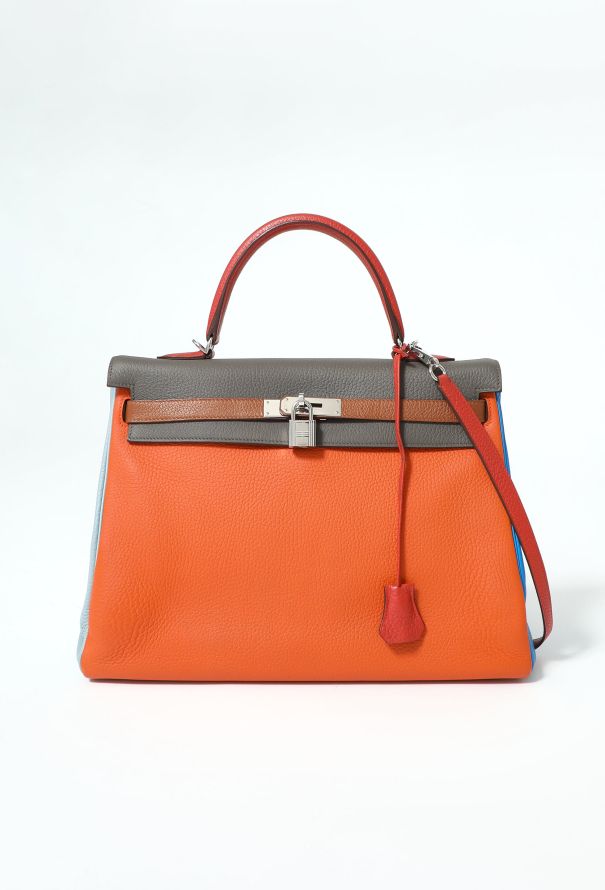 Hermès Limited Edition Kelly Arlequin Retourné 35 - 1