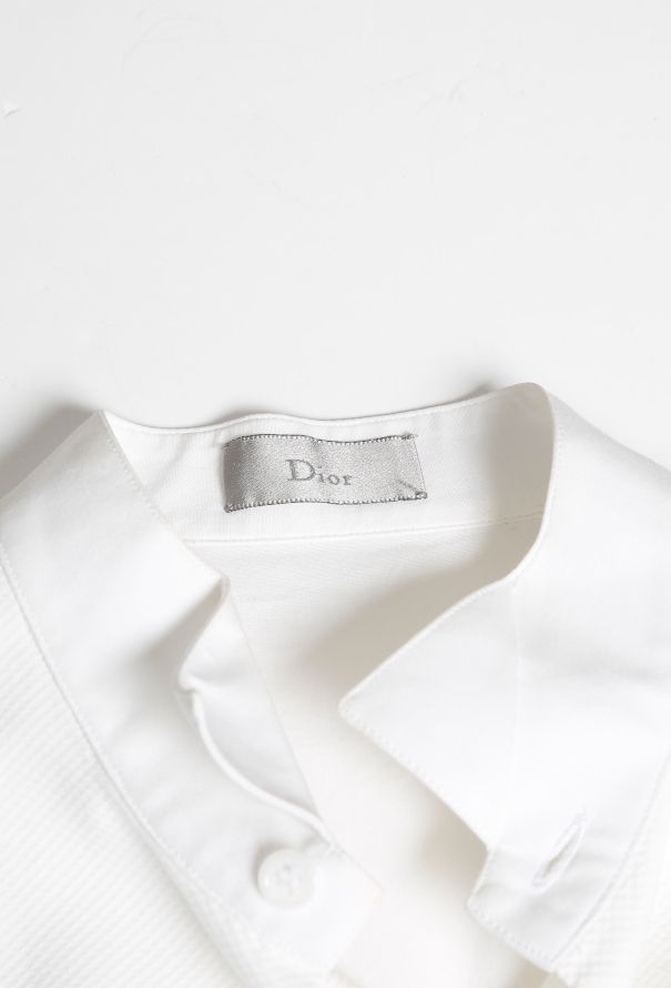 Dior 2008 Textured Bib Shirt - 4