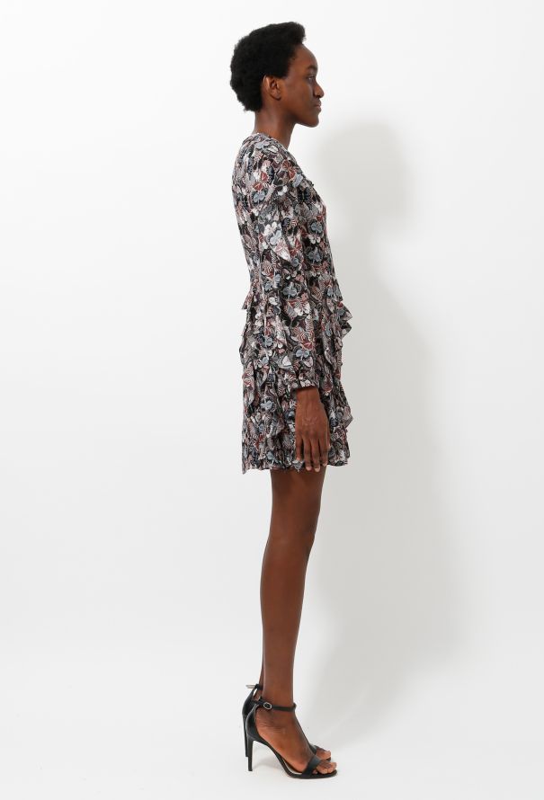 Valentino Butterfly Ruffled Dress - 4