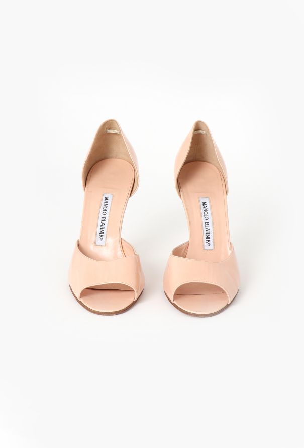 Manolo Blahnik Patent D'Orsay Pumps - 3