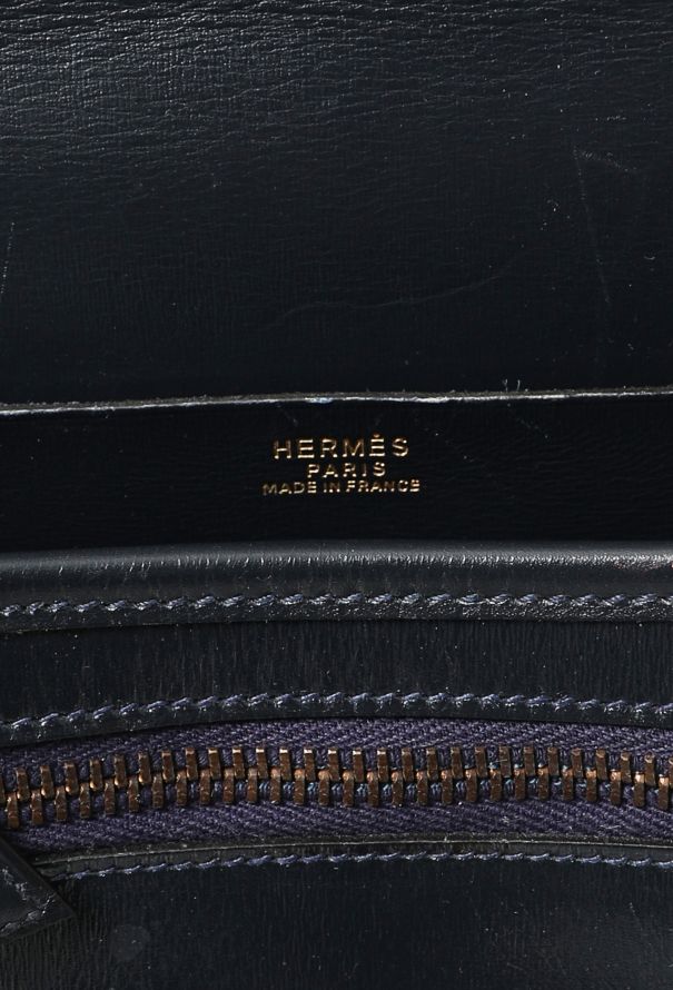 Hermès Navy Box Balle de Golf Bag, 1990 - 11
