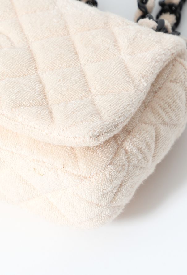 Chanel Quilted Terrycloth Flap Bag - 8