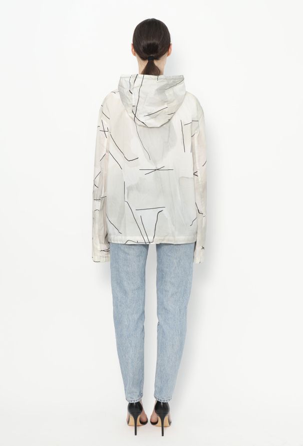 Hermès Vintage Graphic Hooded Rain Jacket - 6