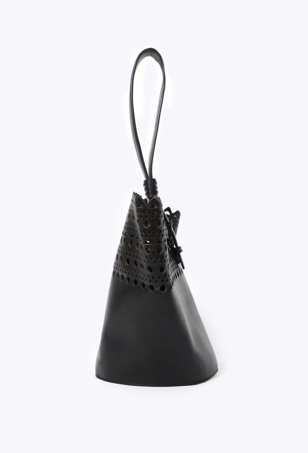 Alaïa Laser-cut Calfskin Bucket Bag - 5