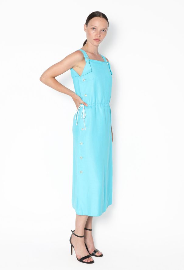 Courrèges '70s Cinched Button-up Dress - 1