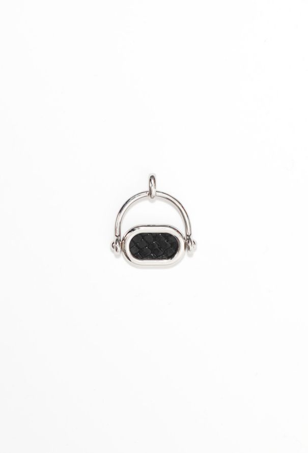 Hermès Leather Stirrup Pendant - 1