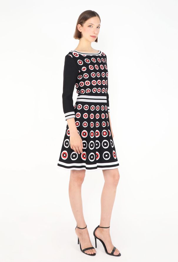 Alaïa S/S 2017 Graphic Mod Skater Dress - 4