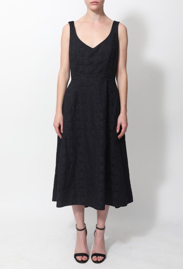 Comme des Garçons 2019 "CDG" Logo Flared Dress - 2