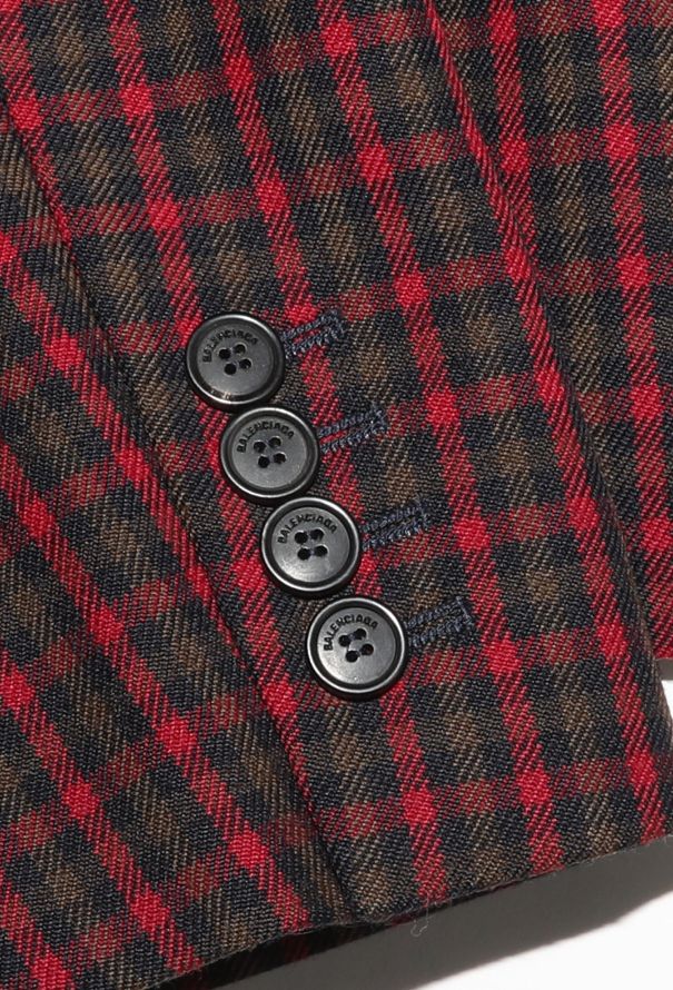 Balenciaga Pre-Fall 2018 Tartan Coat - 8