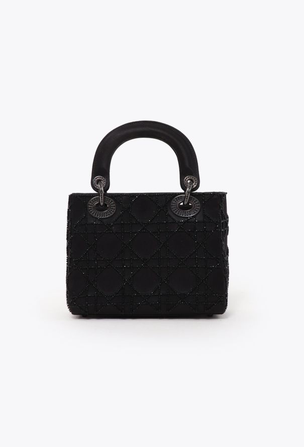 Dior '90s Mini Lady Dior  Satin Cannage Bag - 1