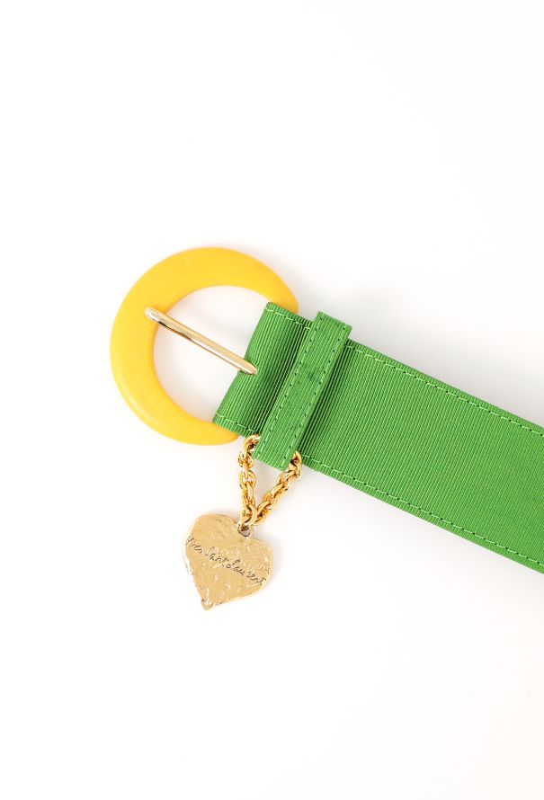 Saint Laurent 1993 Toile 'Love' Belt - 4